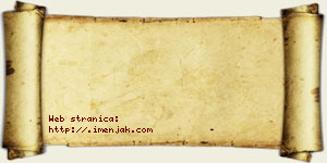 Kristina Aćin vizit kartica